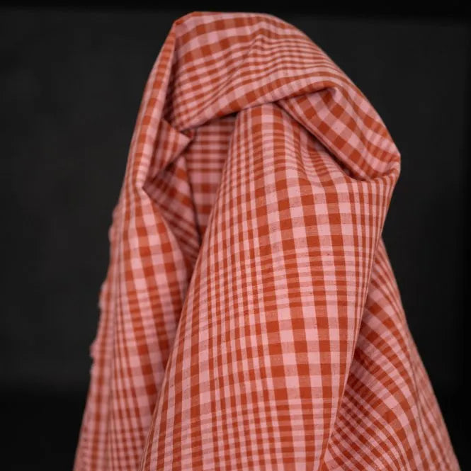 Merchant & Mills - Organic Cotton / Linen Check - Sorbet Melt