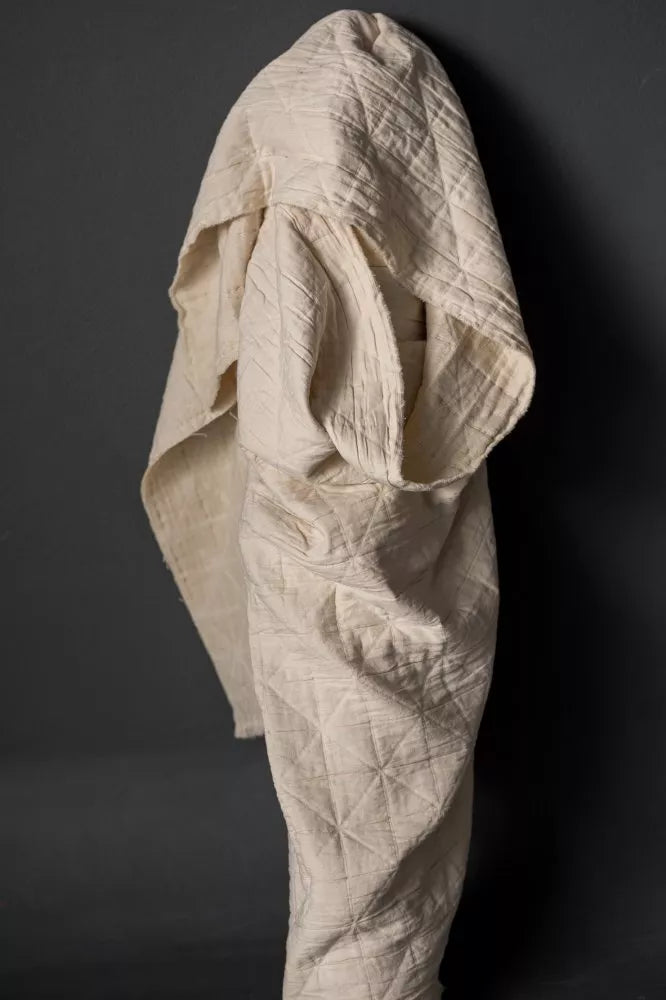 Merchant & Mills - Quilted Jacquard Cotton - Ecru