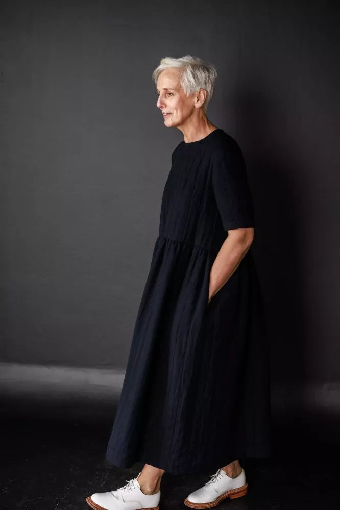 Merchant & Mills - Quilted Jacquard Cotton - Quink