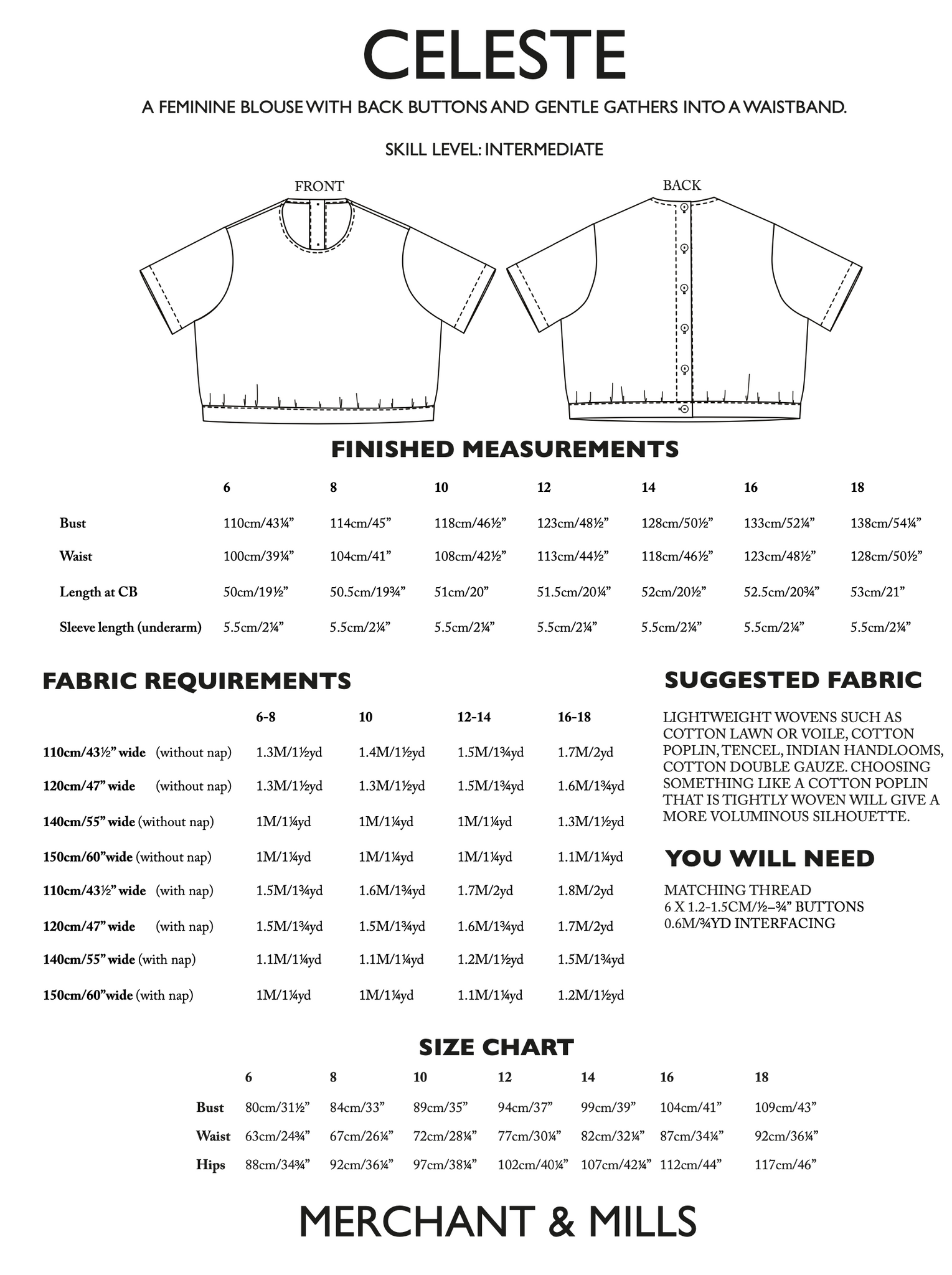 Merchant & Mills - Celeste Top