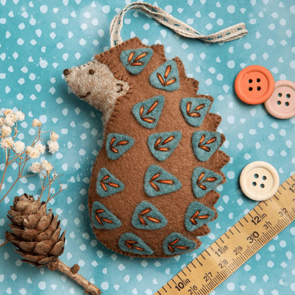 Corinne Lapierre Craft Kit - Folk Embroidered Hedgehog