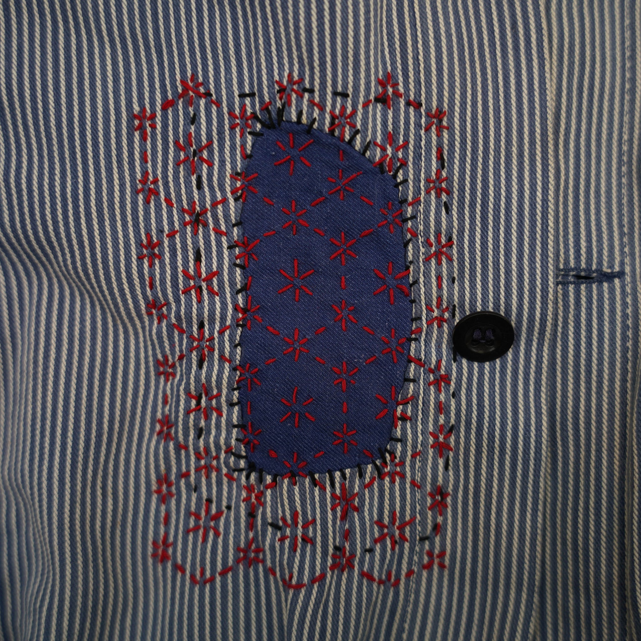 Sashiko Inspired Visible Mending for Denim with Sewing Smith