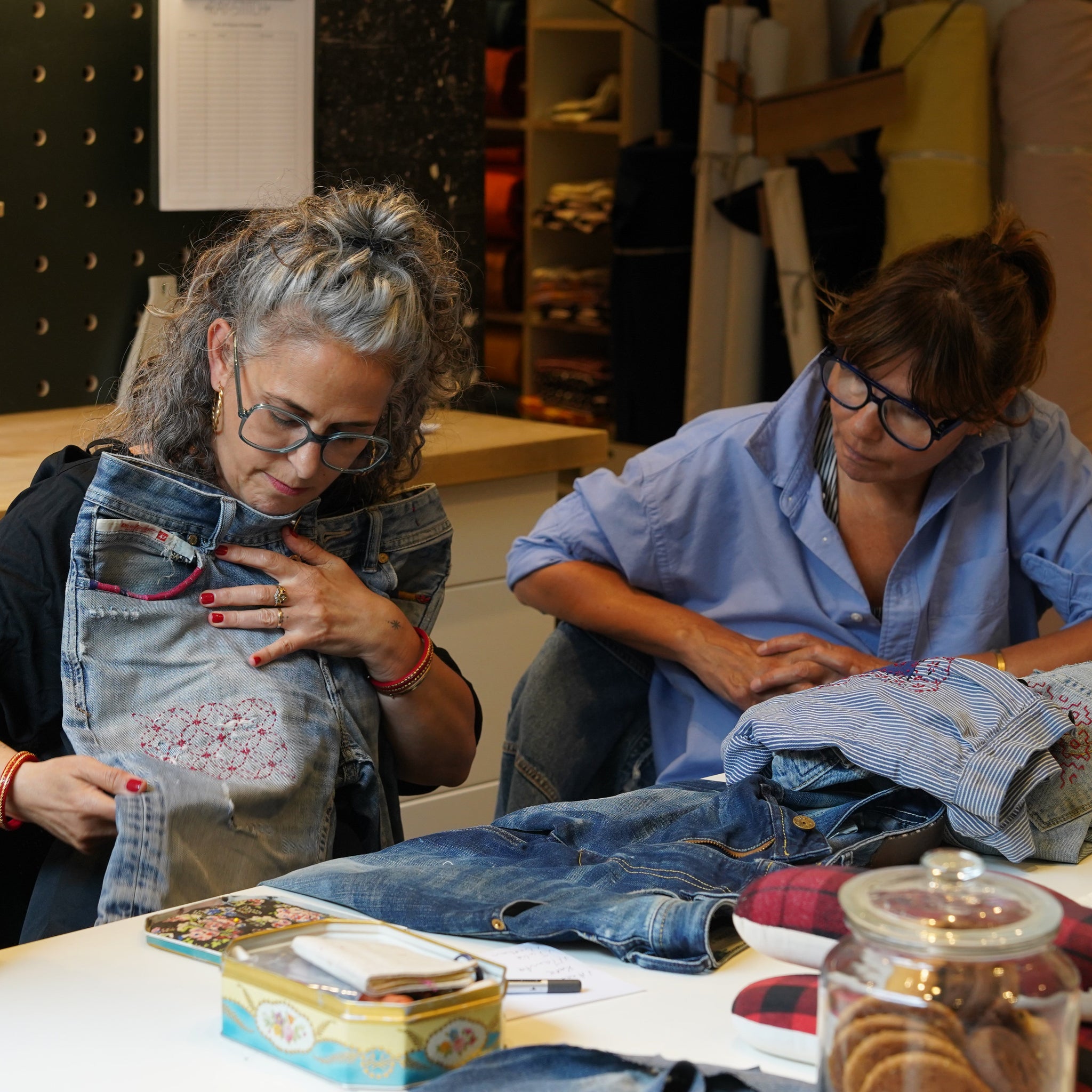 Sashiko Inspired Visible Mending for Denim with Sewing Smith