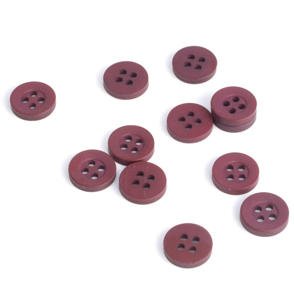 Classic Shirt Button - Wine