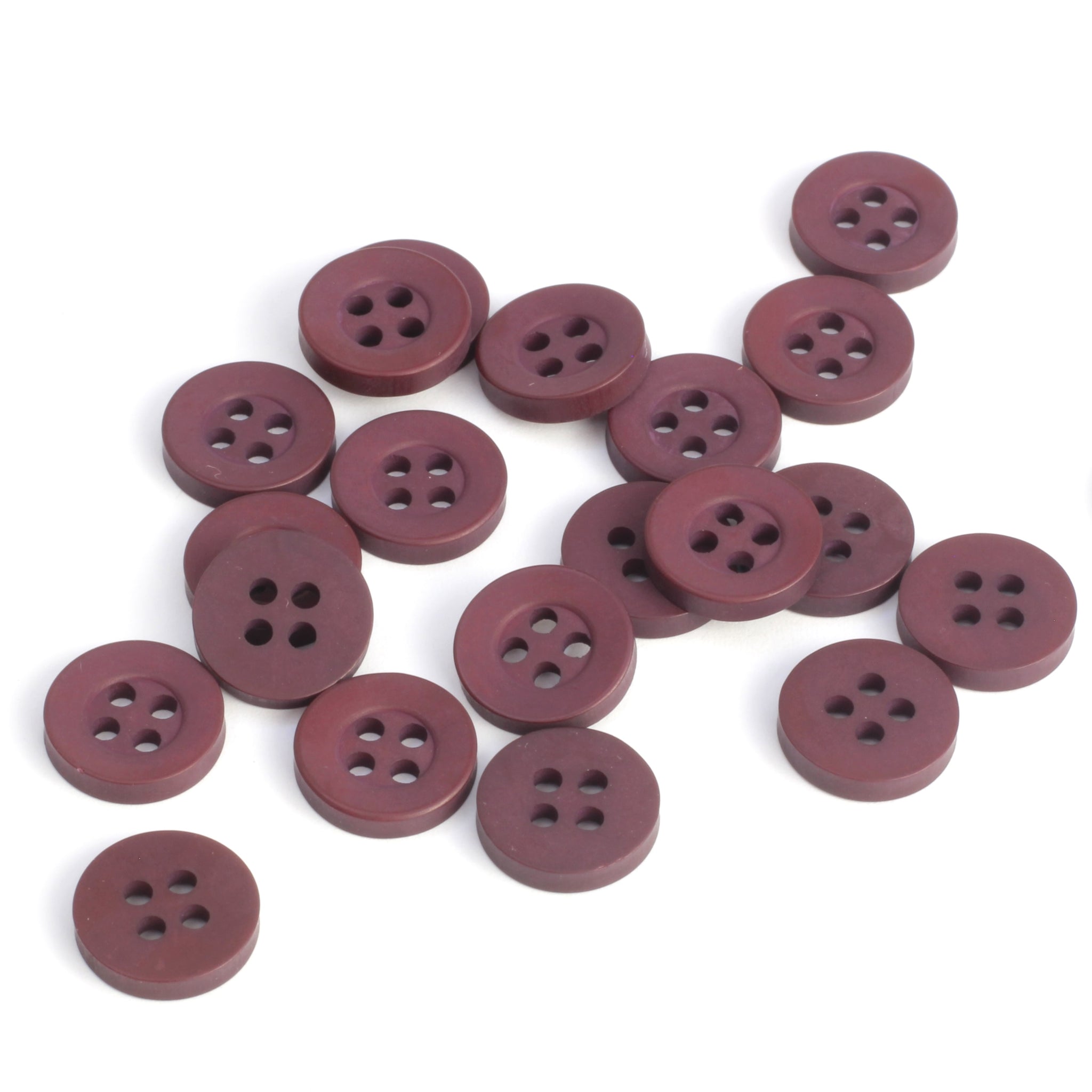 Classic Shirt Button - Wine