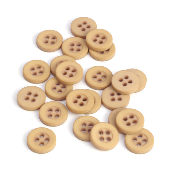 Classic Shirt Button - Beige