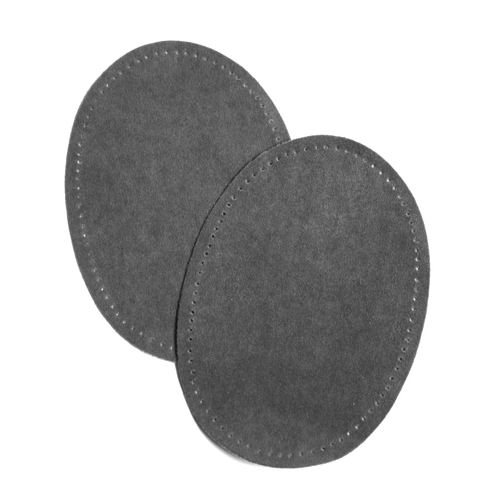 Iron-on Suedette Elbow Patches - Dark Grey