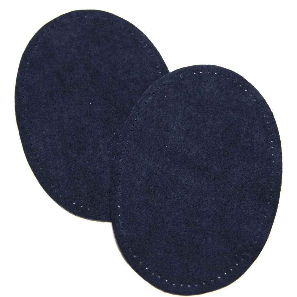 Iron-on Suedette Elbow Patches - Navy