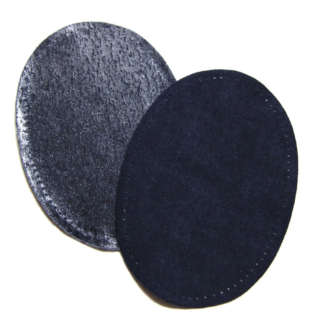 Iron-on Suedette Elbow Patches - Navy