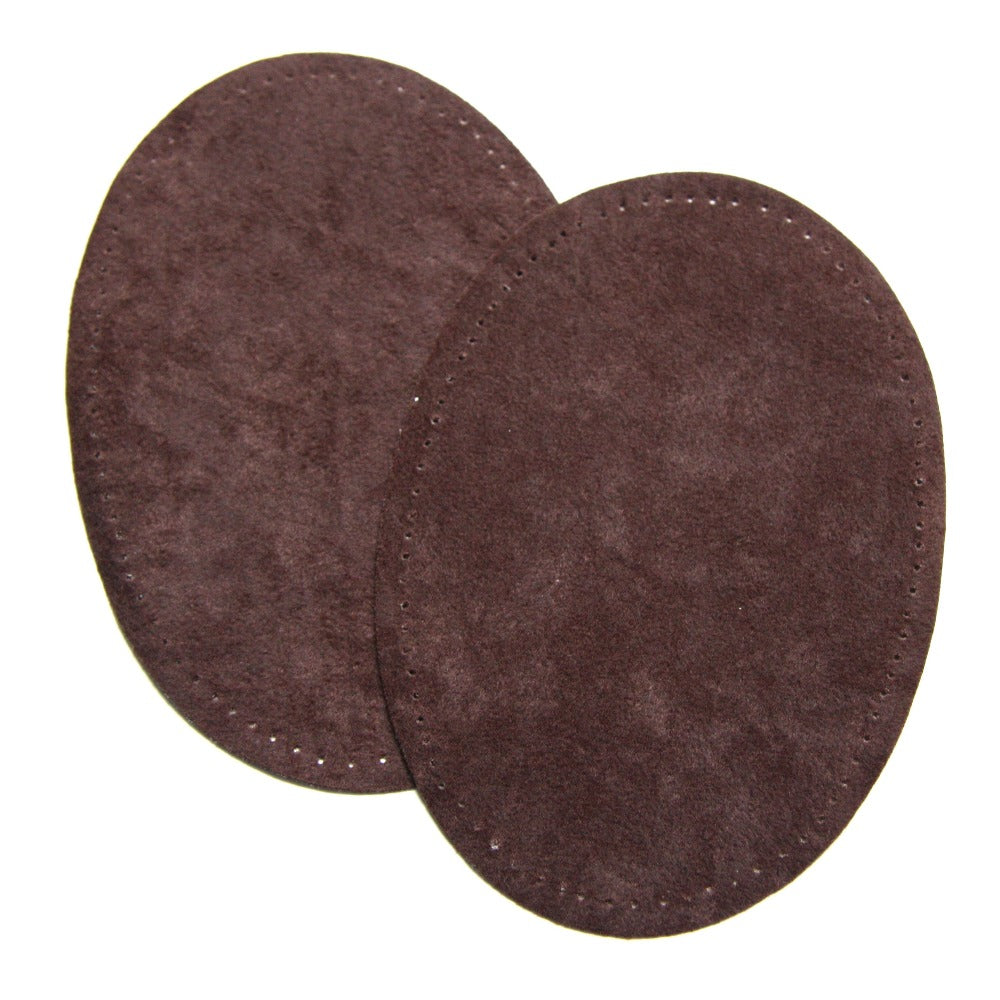 Iron-on Suedette Elbow Patches - Brown