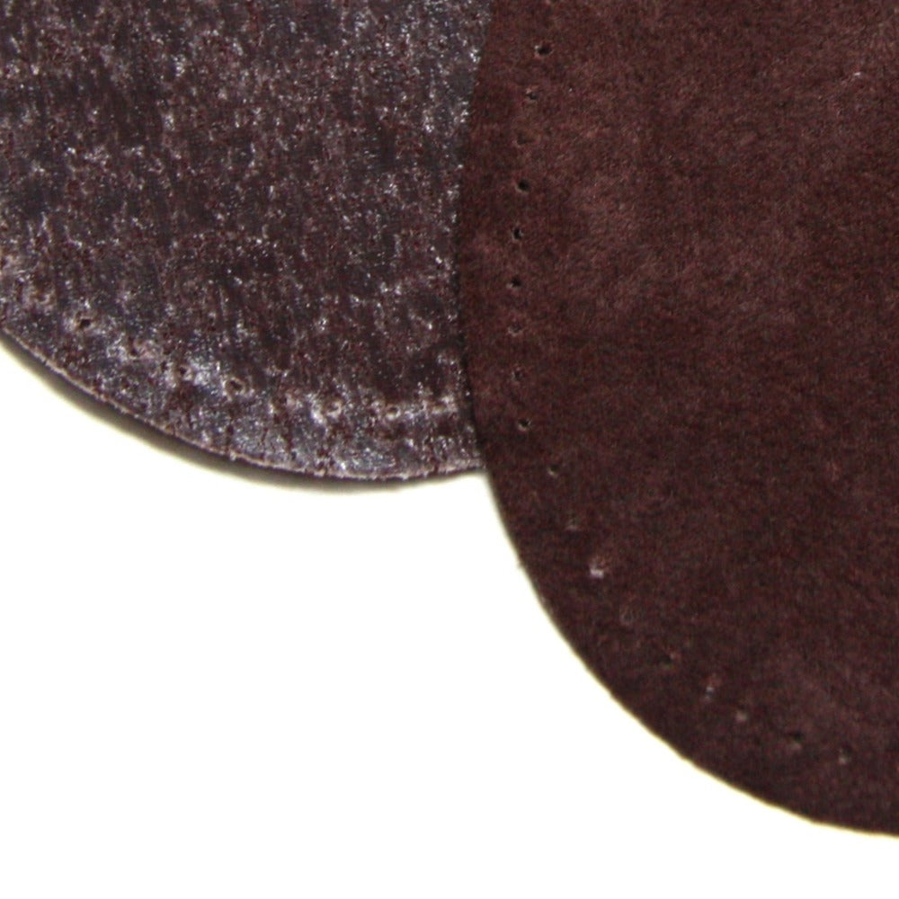 Iron-on Suedette Elbow Patches - Brown