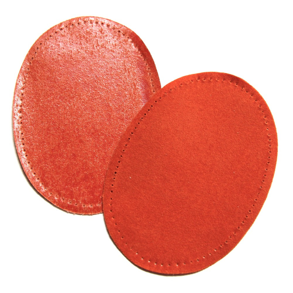 Iron-on Suedette Elbow Patches - Orange