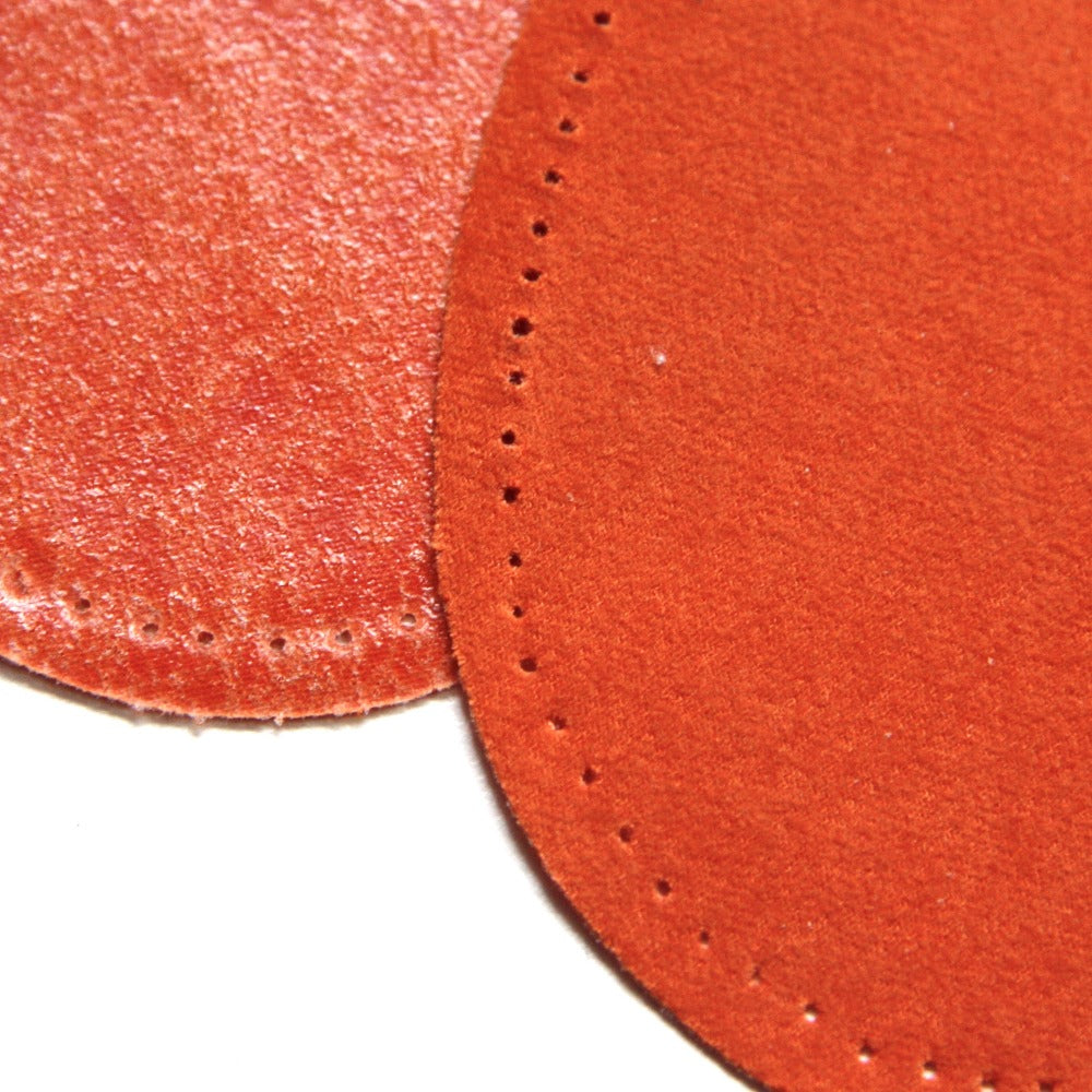 Iron-on Suedette Elbow Patches - Orange