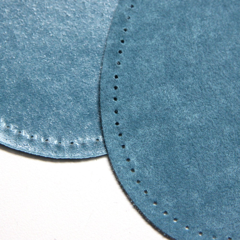 Iron-on Suedette Elbow Patches - Blue