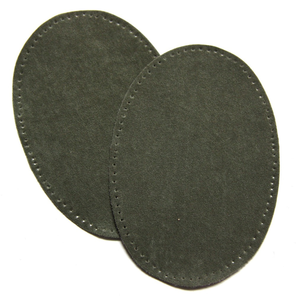 Iron-on Suedette Elbow Patches - Khaki