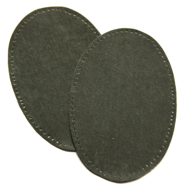 Iron-on Suedette Elbow Patches - Khaki