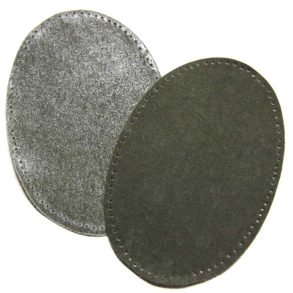 Iron-on Suedette Elbow Patches - Khaki
