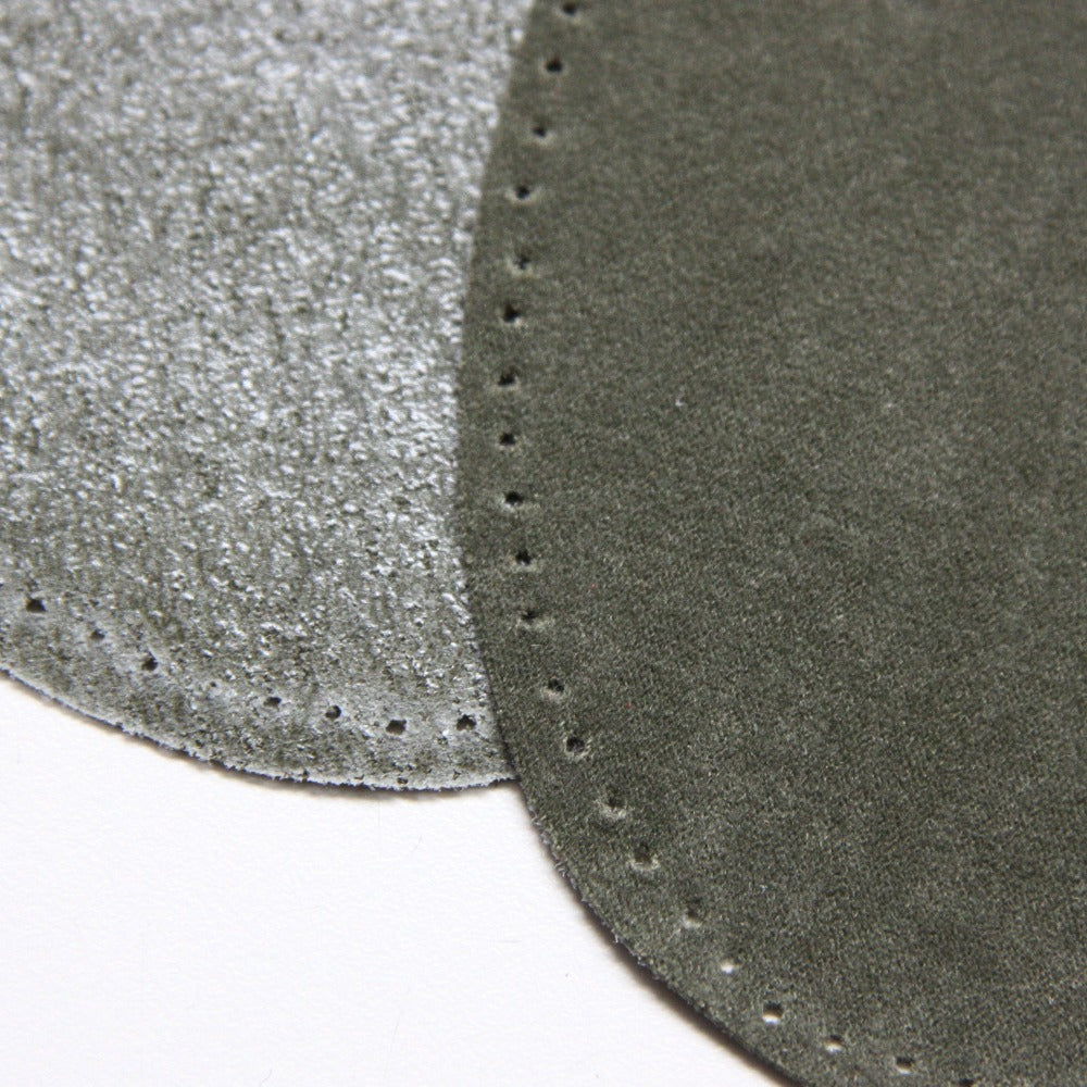 Iron-on Suedette Elbow Patches - Khaki