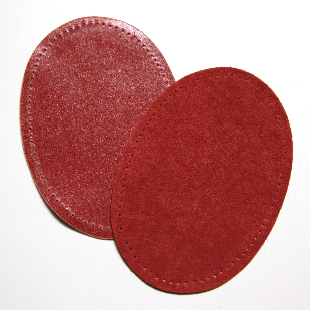 Iron-on Suedette Elbow Patches - Terracotta