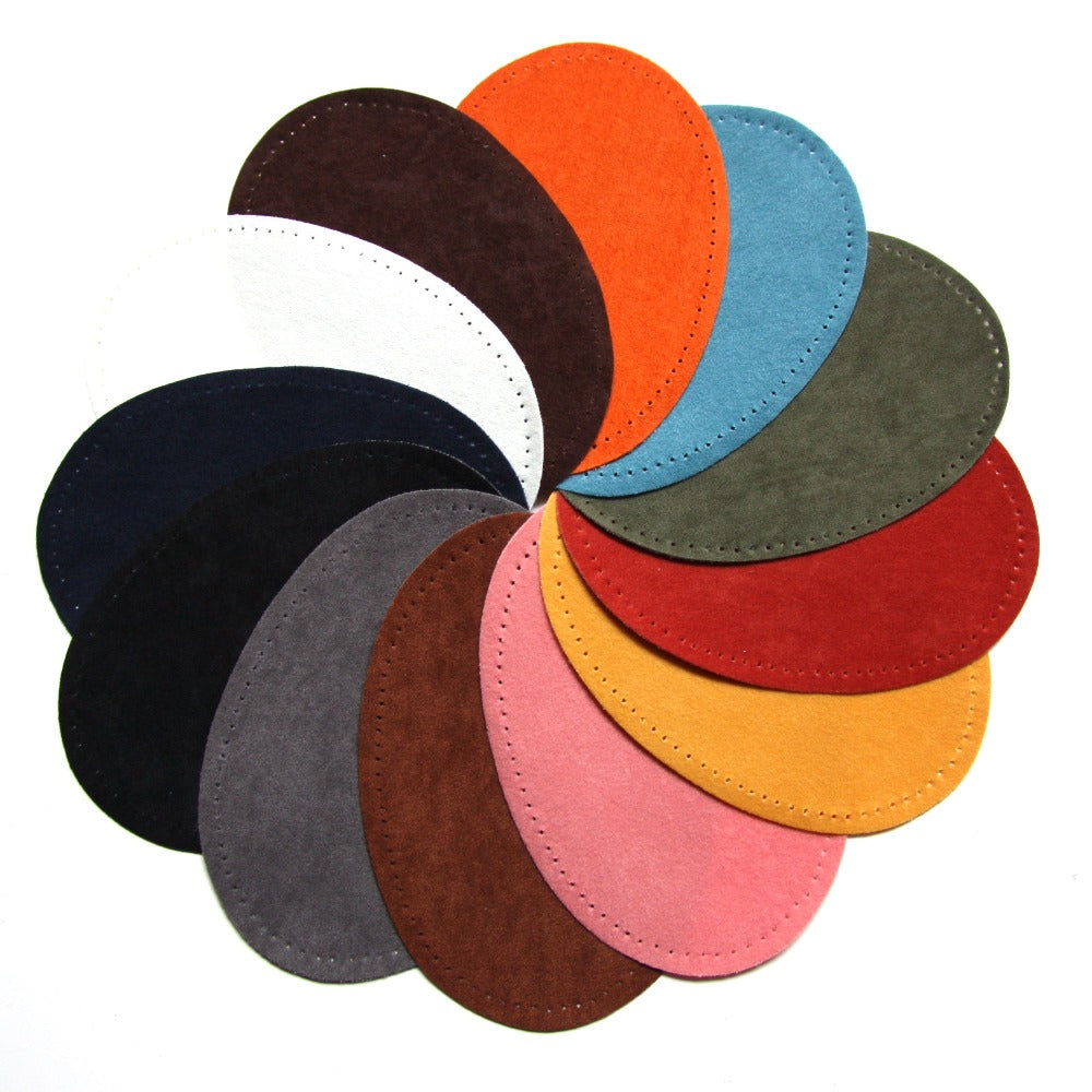 Iron-on Suedette Elbow Patches - Dark Grey