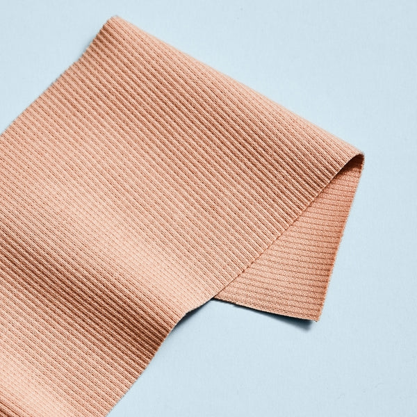 Organic Cotton Ribbing - Rose