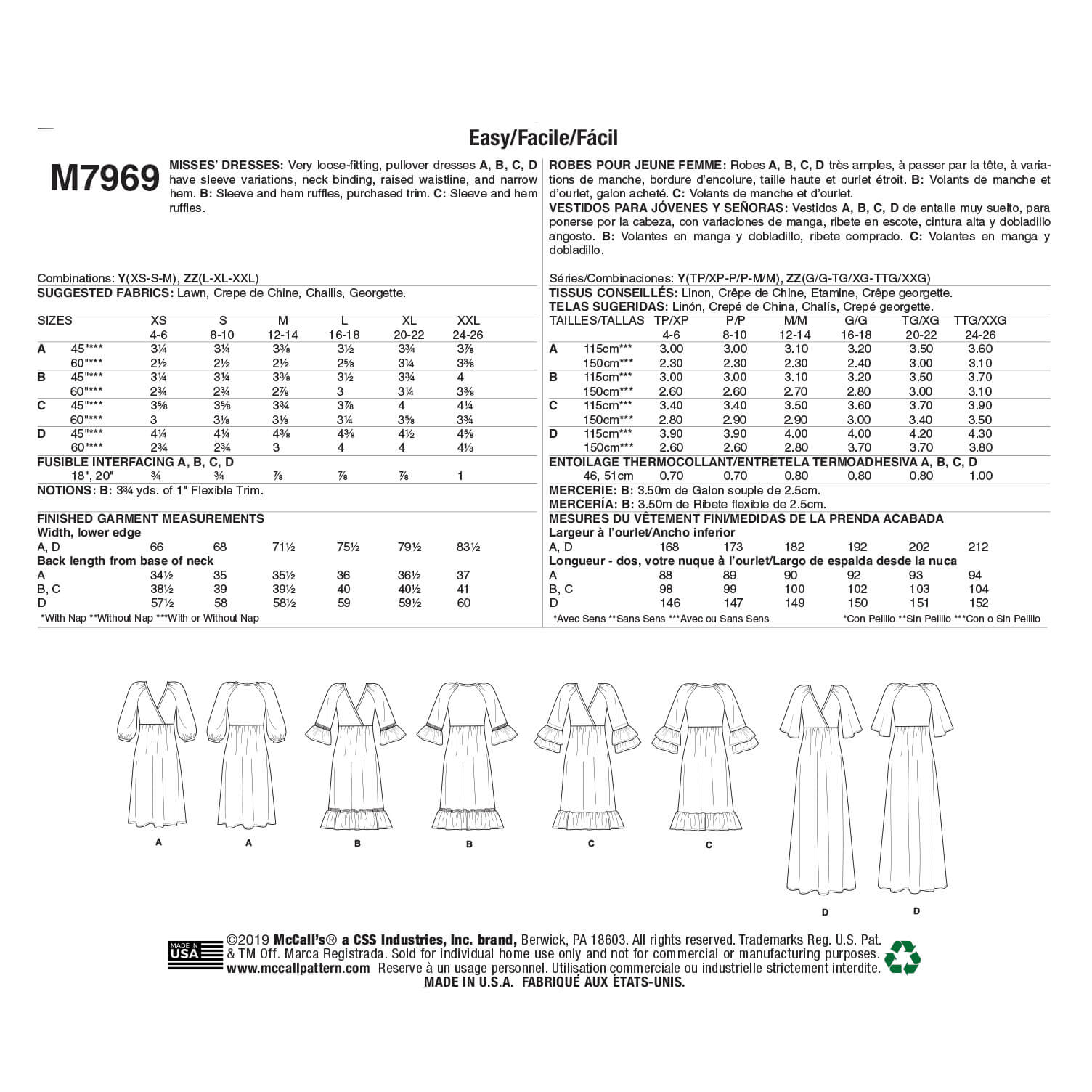McCall's- 7969 Women's Dress