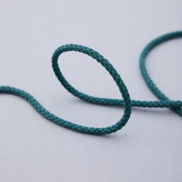 5mm Cotton Cord - Bottle Green