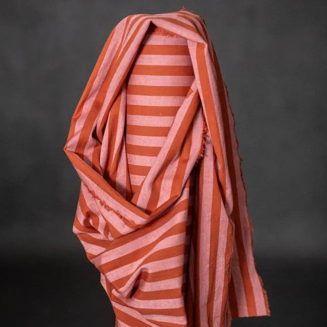 Merchant & Mills - Organic Cotton / Linen Check - Pink Blush
