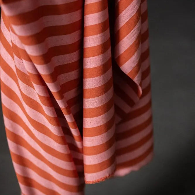 Merchant & Mills - Organic Cotton / Linen Check - Pink Blush