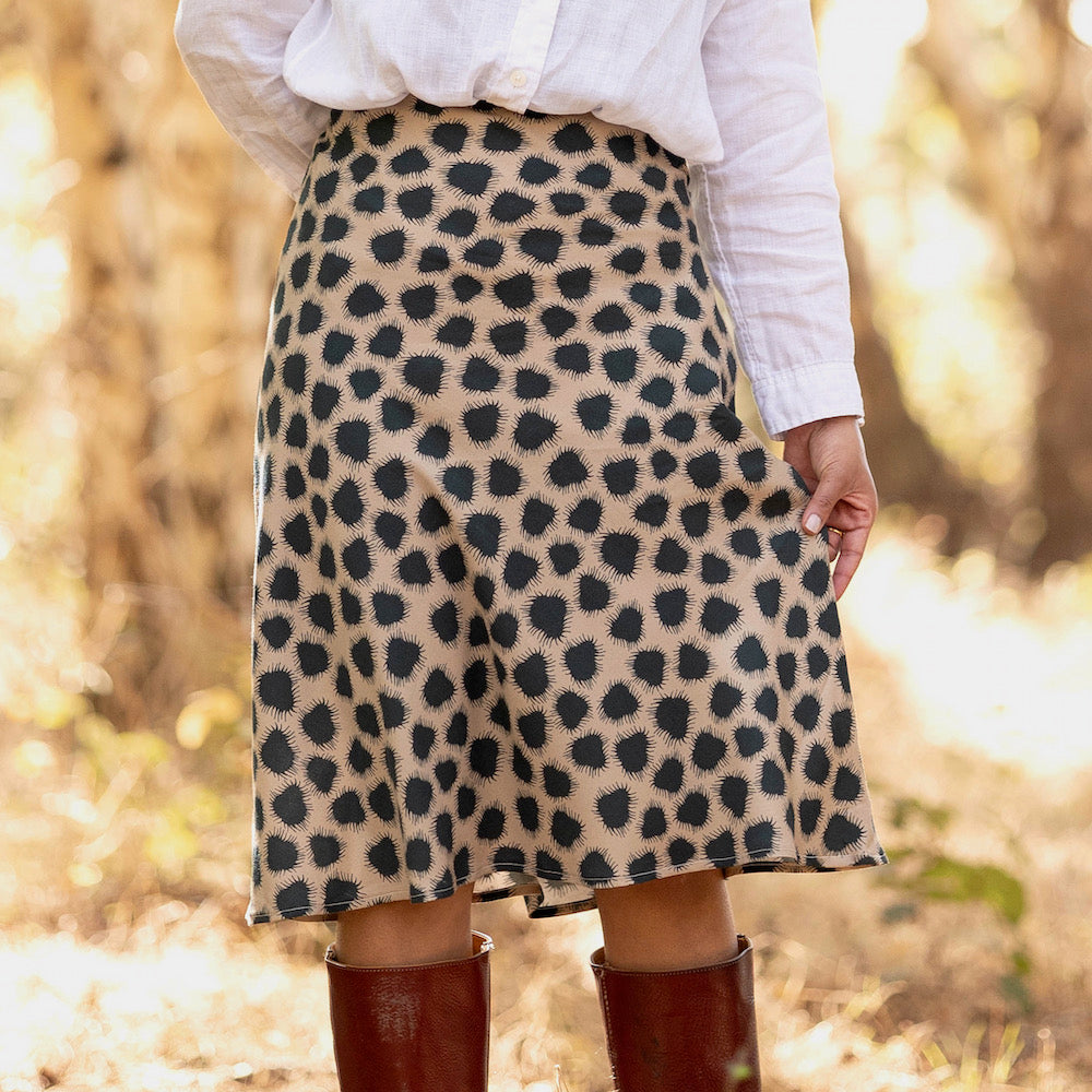 Panspermia Printed Viscose Twill - Morimo - Bone
