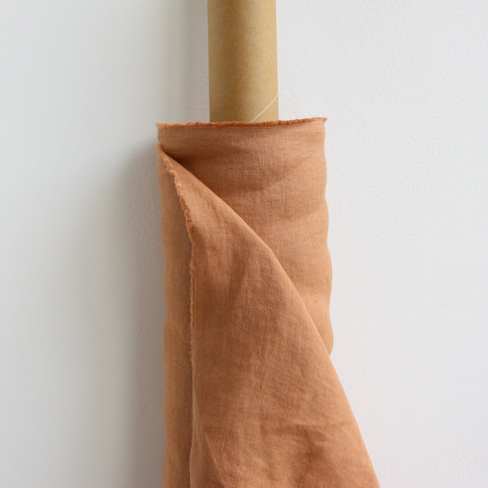 European Washed Linen - Nutmeg