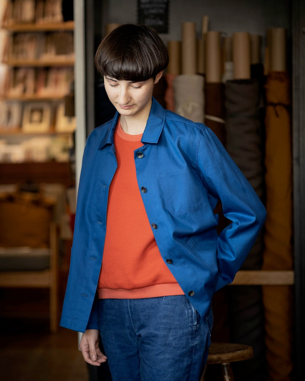 Japanese Lightweight Cotton Twill - 114 Royal