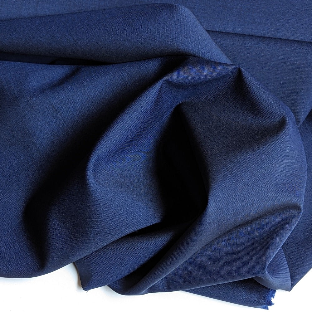 Italian Fine Wool Suiting - Dark Blue - No. 28