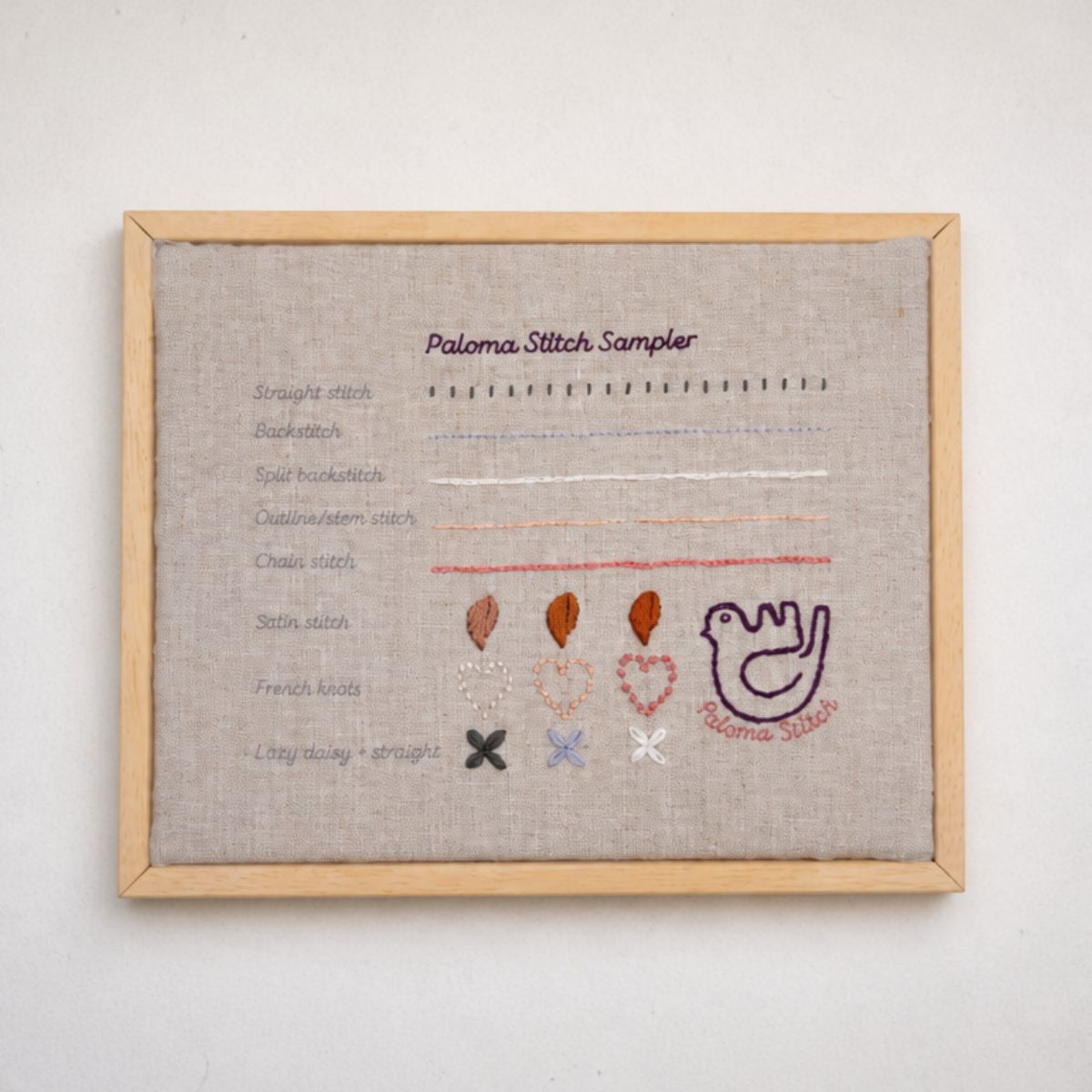 Introduction to Embroidery with Paloma Stitch