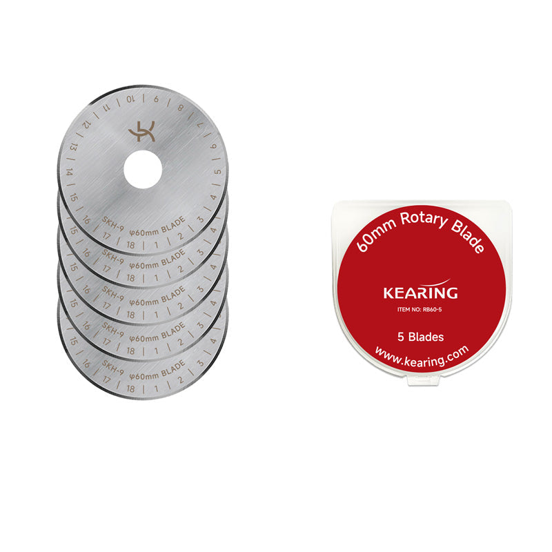 Kearing - 60mm Rotary Blades (Pack of 5)