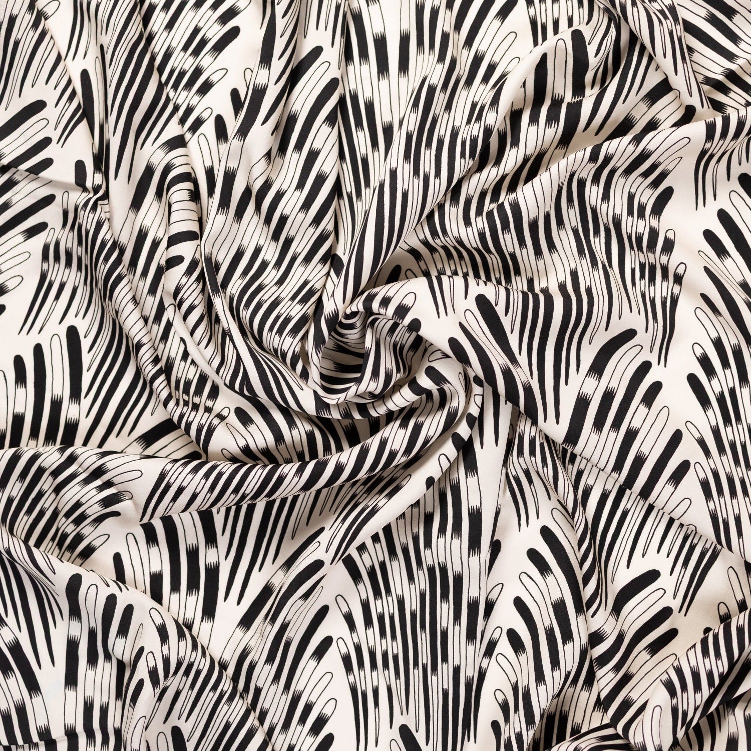 High Noon Printed Tencel - Quills - Bone