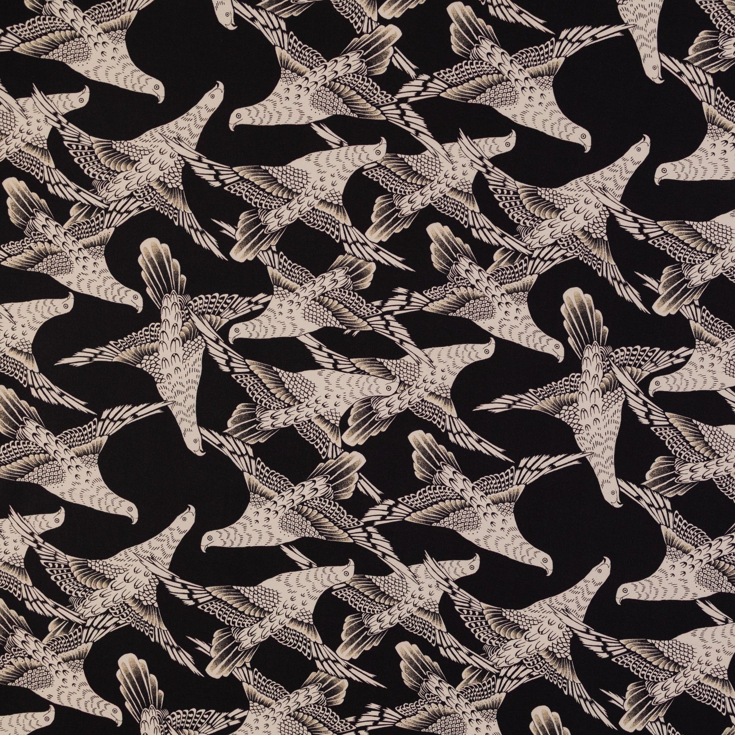 High Noon Printed Tencel - Hawks - Porcupine