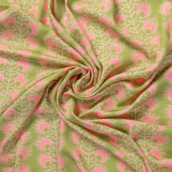 High Noon Printed Tencel - Ingrid - Desert-Willow