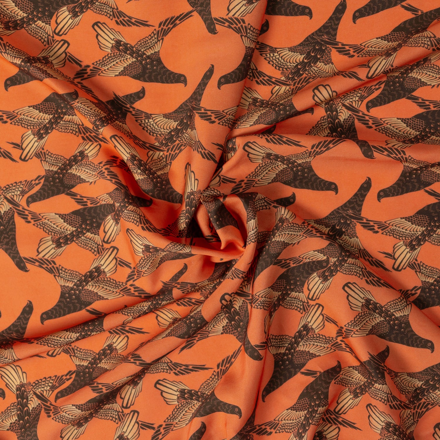 High Noon Printed Tencel - Hawks - Midday