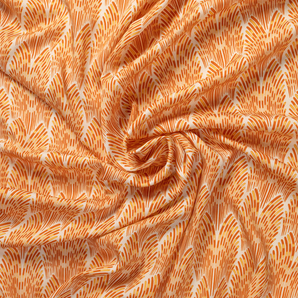High Noon Printed Tencel - Quills - Sunray
