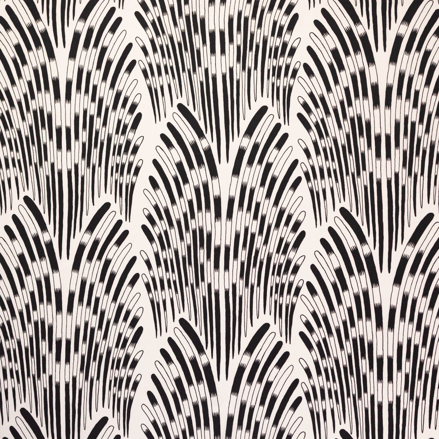 High Noon Printed Tencel - Quills - Bone