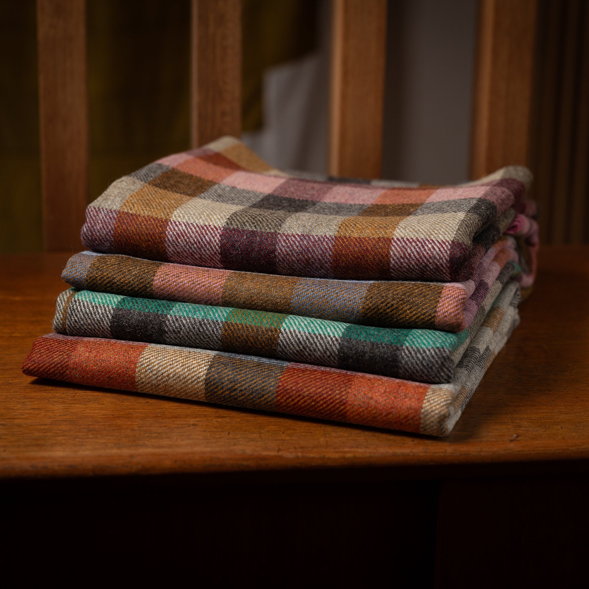 British Wool - Large Check - Emerald