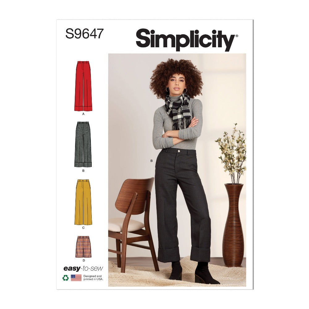Simplicity 9647 - Trousers and Shorts