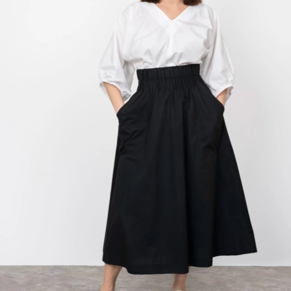 The Assembly Line - Elastic Waist Maxi Skirt