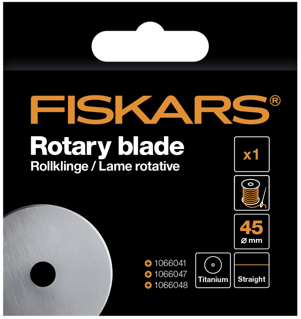 Fiskars Replacement Rotary Blade - Straight Cutting - 45mm