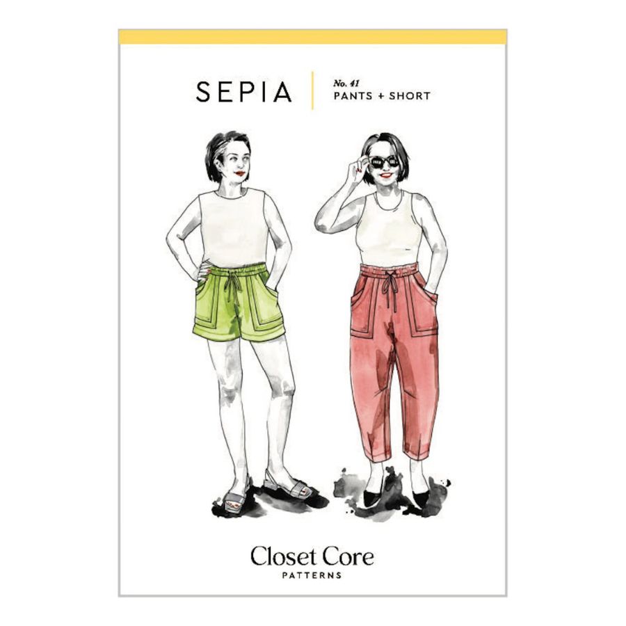 Closet Core Patterns - Sepia Shorts & Trousers