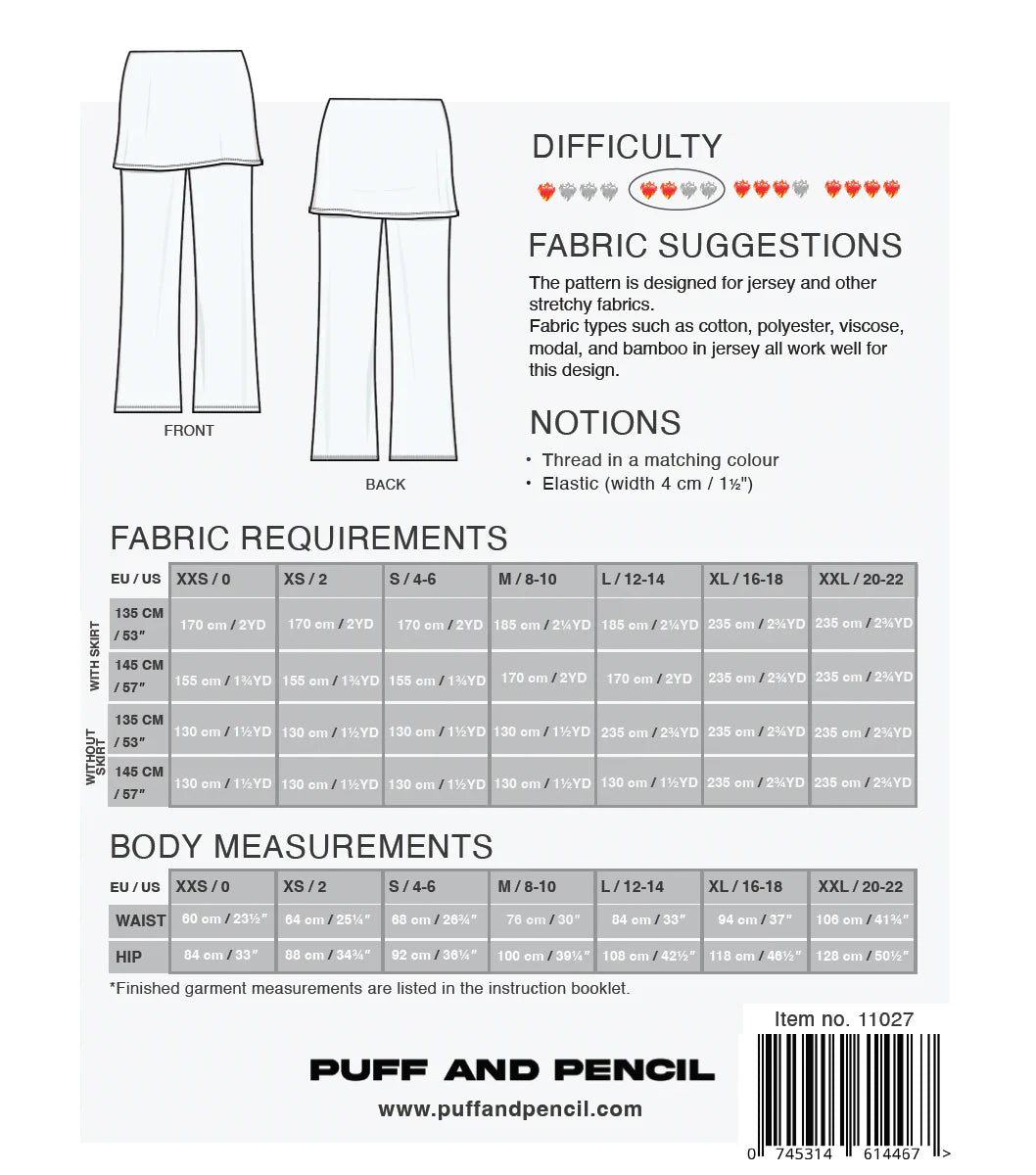 Puff and Pencil - Skirty Pants
