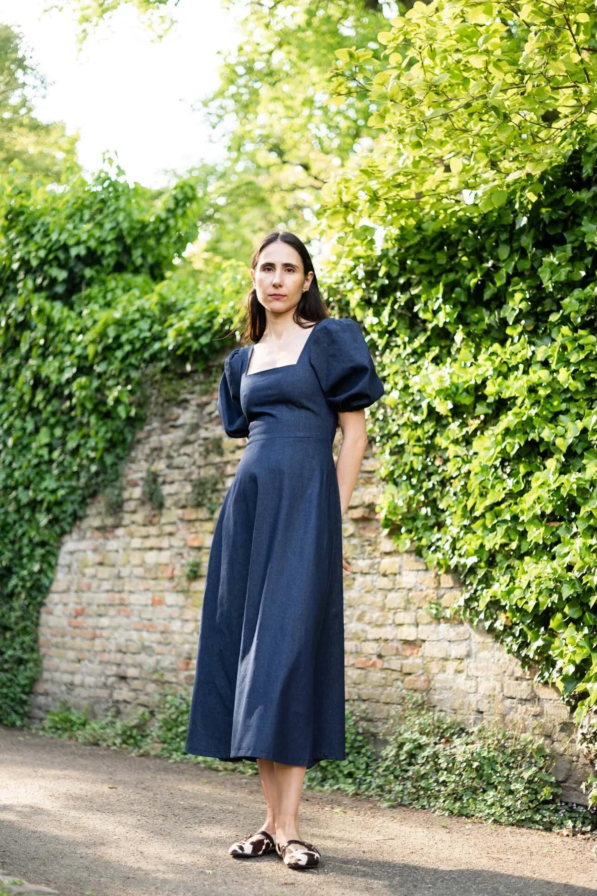 Puff and Pencil - Square Dress + Puff Sleeves