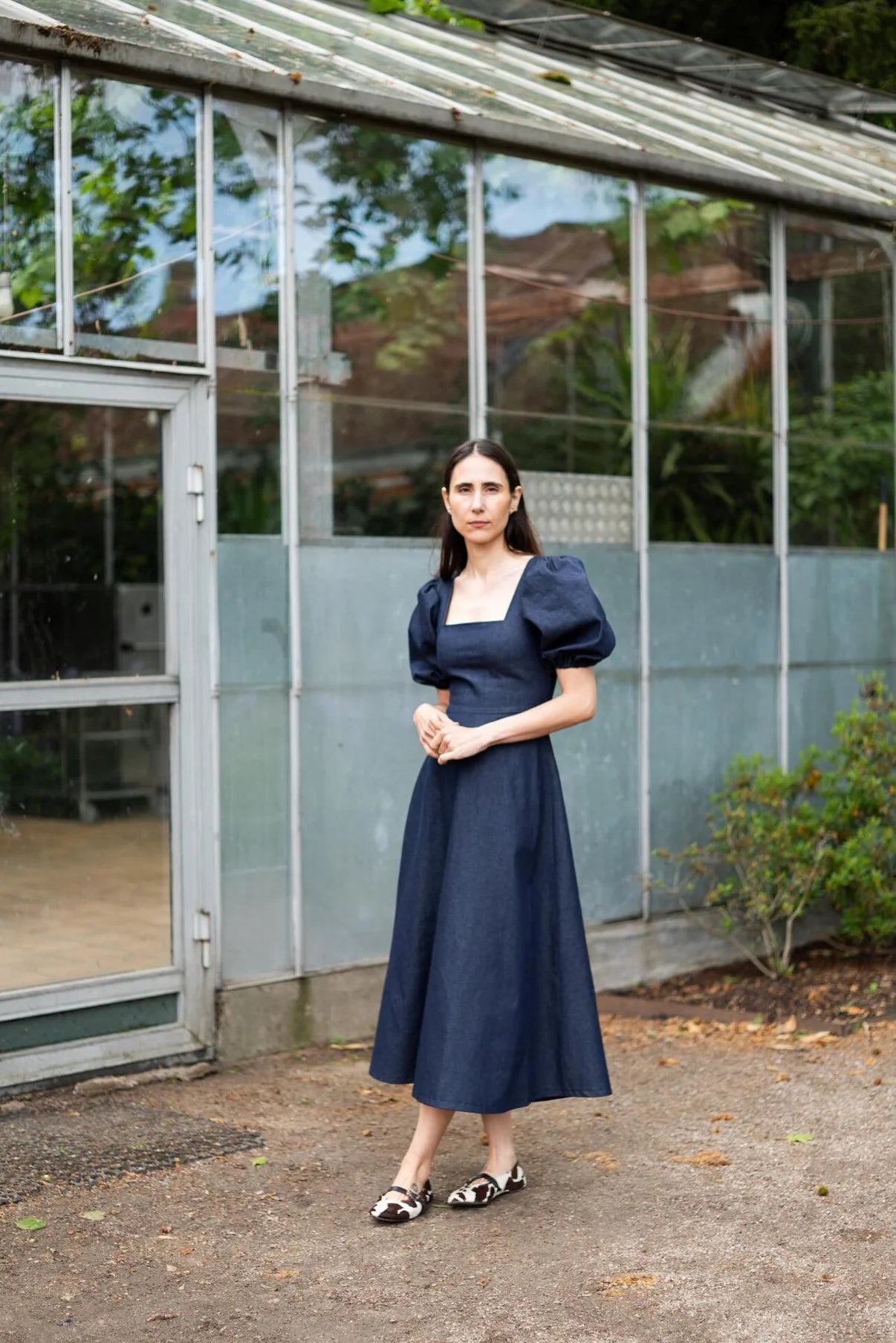 Puff and Pencil - Square Dress + Puff Sleeves