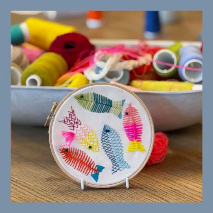 Fishes & Stitches with Stitch School